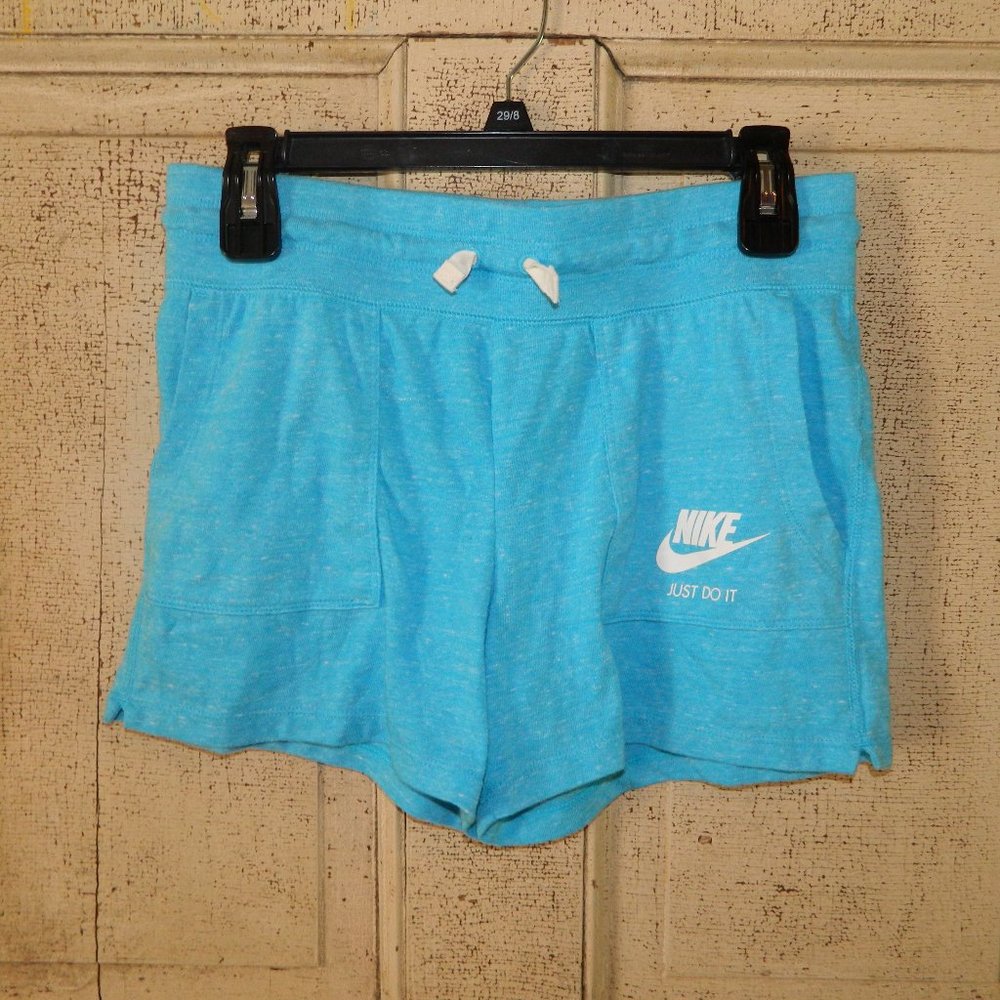 Nike Knit "Just Do It" Shorts Girls Size XL (I-21)